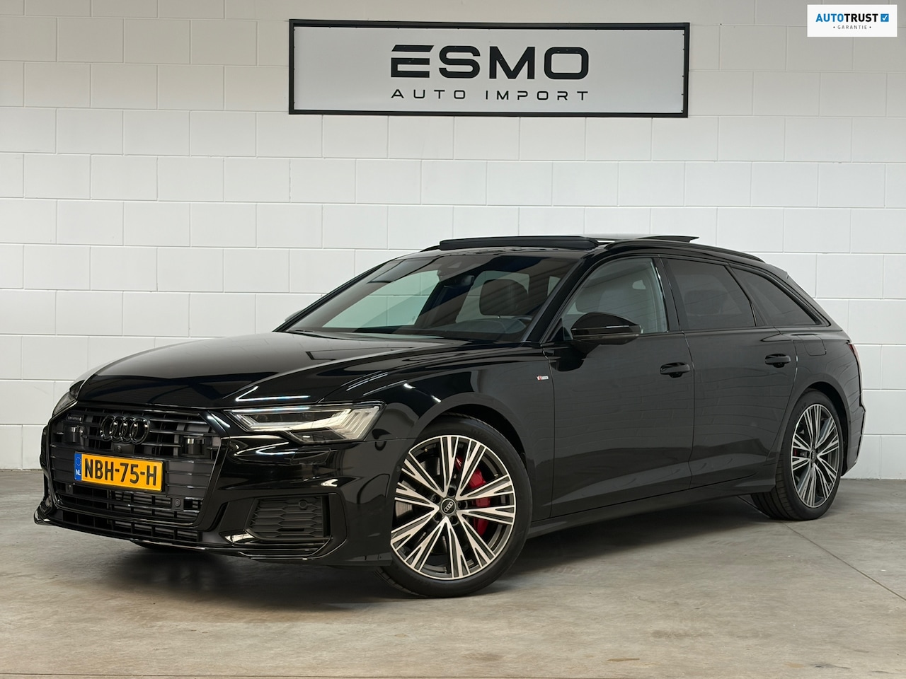 Audi A6 Avant - Sport 55 TFSI e quattro S-Line Panoramadak Trekhaak Camera ACC Lederen bekleding - AutoWereld.nl