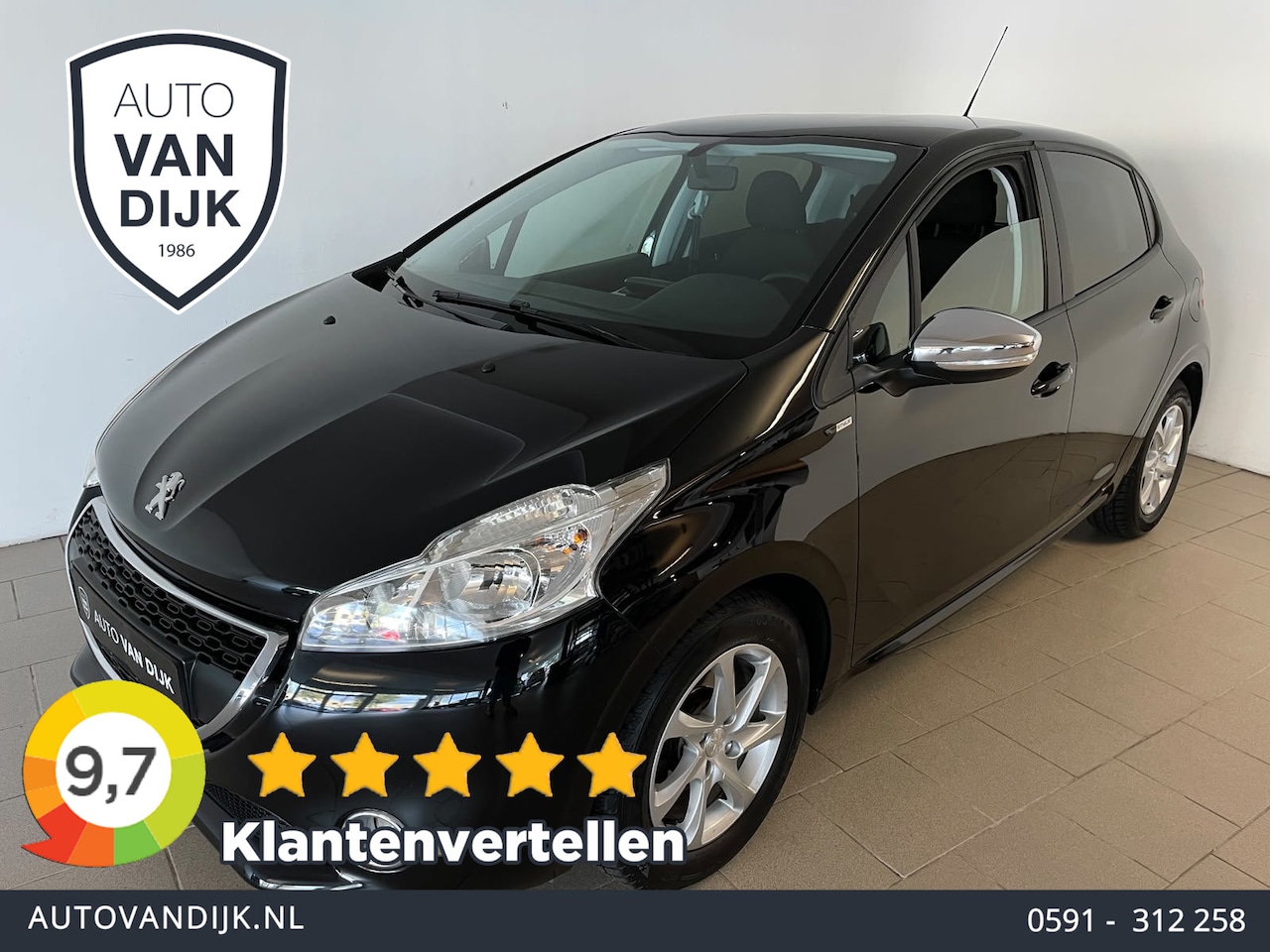 Peugeot 208 - 1.2 VTi Style AIRCO NAVI CRUISE BLUETOOTH ELEK RAMEN CENT VERG 5 DEURS KEURIGE AUTO - AutoWereld.nl