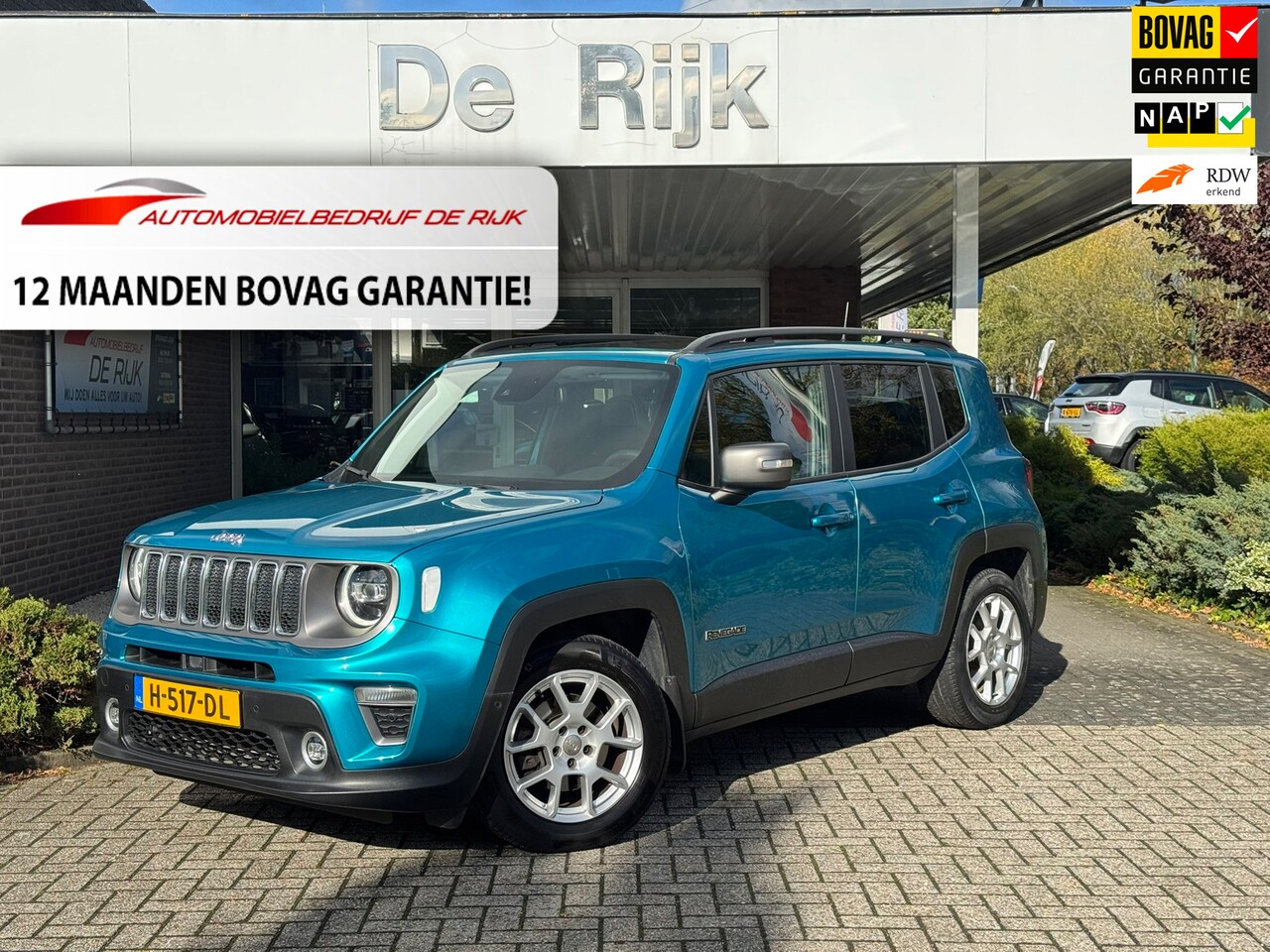 Jeep Renegade - 1.3T Freedom 150 PK! | 1e Eigenaar | Pano, Navi, Stoel+Stuurverw., Camera, ACC, Climate, T - AutoWereld.nl