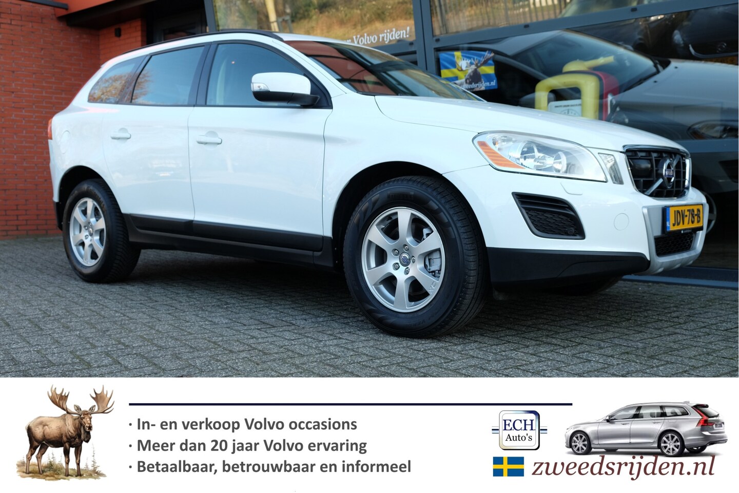 Volvo XC60 - 2.4D 163pk Aut. AWD, Euro5, Leer, Panoramadak, Nieuwe distr. riem - AutoWereld.nl