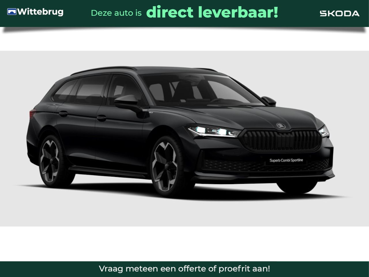 Skoda Superb Combi - 1.5 TSI PHEV Sportline Business Panoramadak / Trekhaak / Canton / 19 inch - AutoWereld.nl