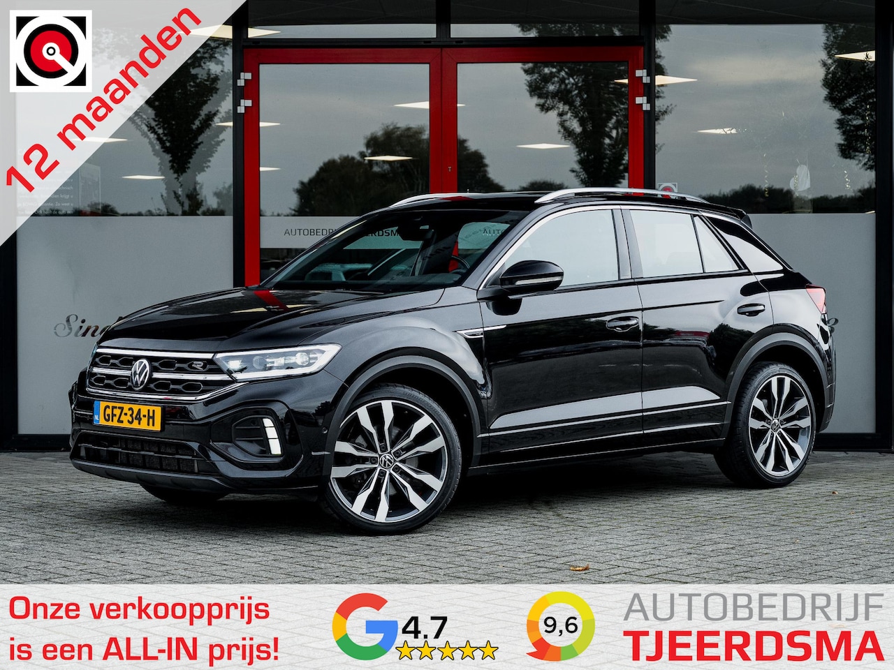 Volkswagen T-Roc - 2.0 TSI 4Motion R-Line | Trekhaak | IQ Light | Achteruitrijcamera | Stoelverwarming | Adap - AutoWereld.nl