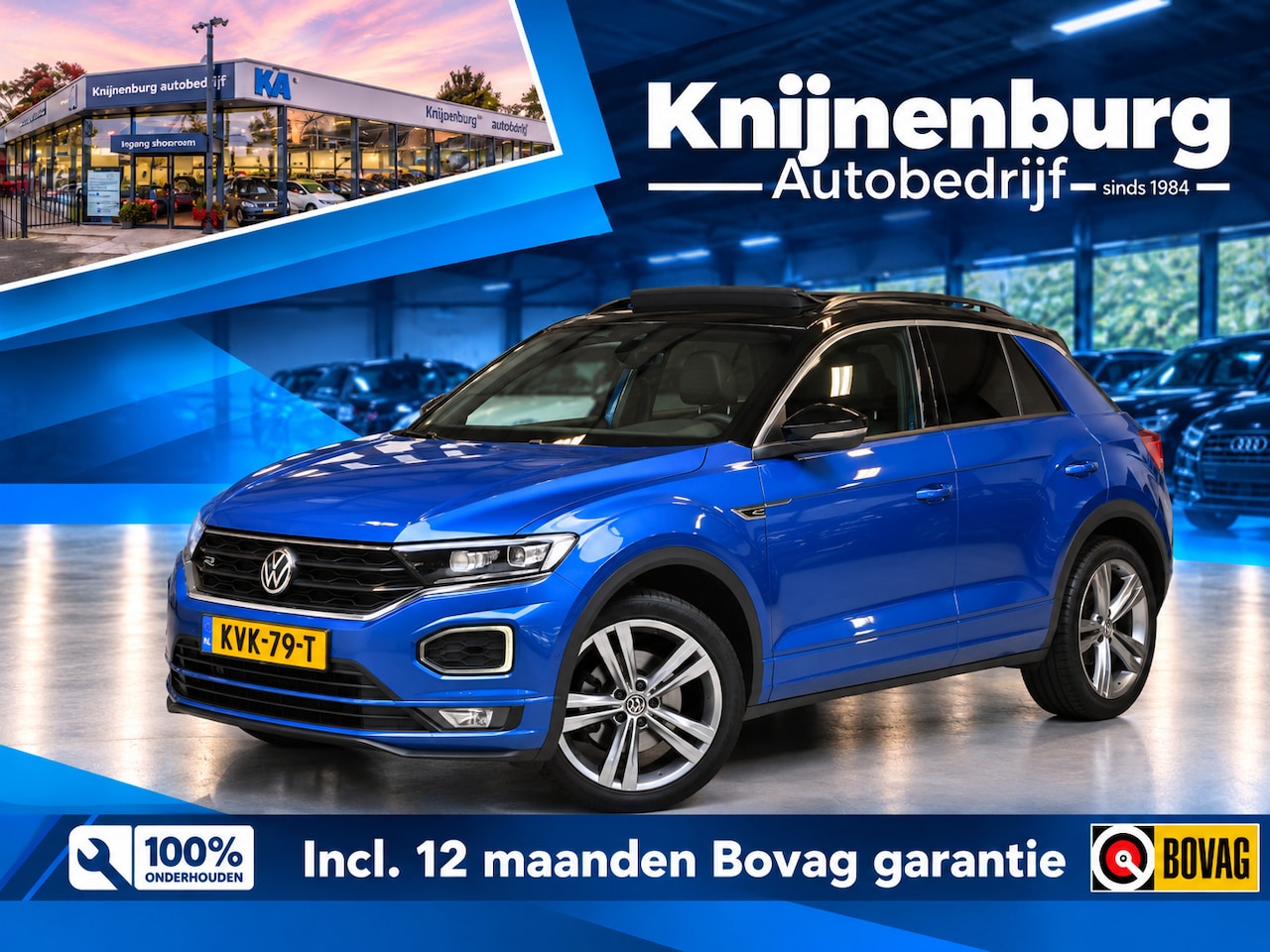 Volkswagen T-Roc - 1.5 TSI 150pk R-Line | Pano | Elek. klep | Camera | 100% (Dealer) onderhouden label - AutoWereld.nl