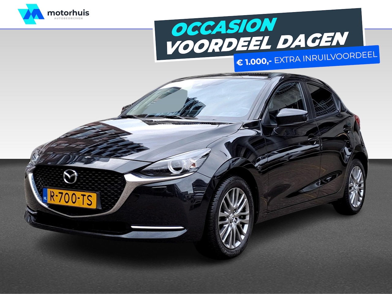 Mazda 2 - 1.5 SKYACTIV-G 90PK LUXURY NAVI CAMERA HUD LED ECC NAP - AutoWereld.nl