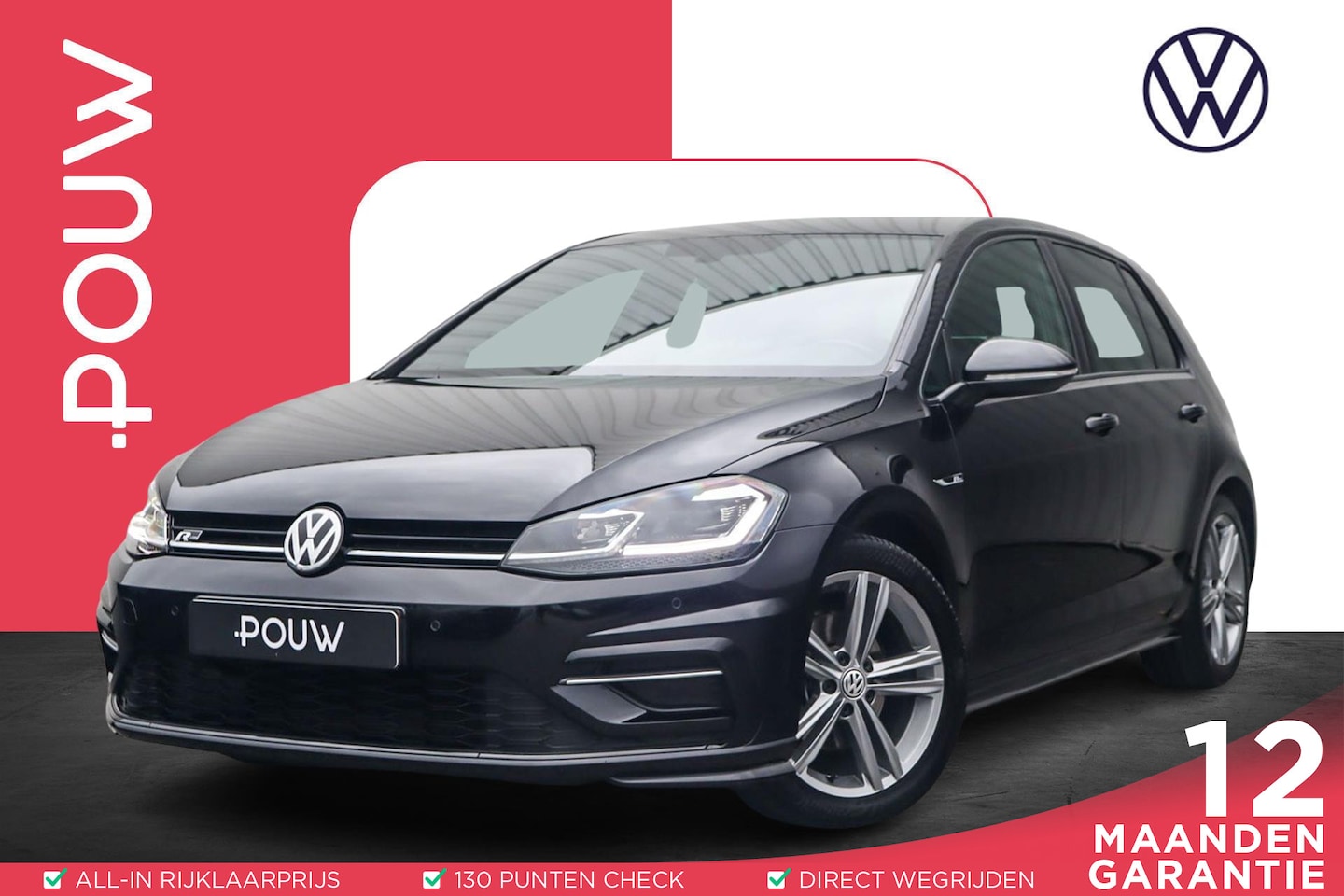 Volkswagen Golf - 1.5 TSI 150pk DSG Highline Business R | Trekhaak | R Line | Achteruitrijcamera | Navigatie - AutoWereld.nl