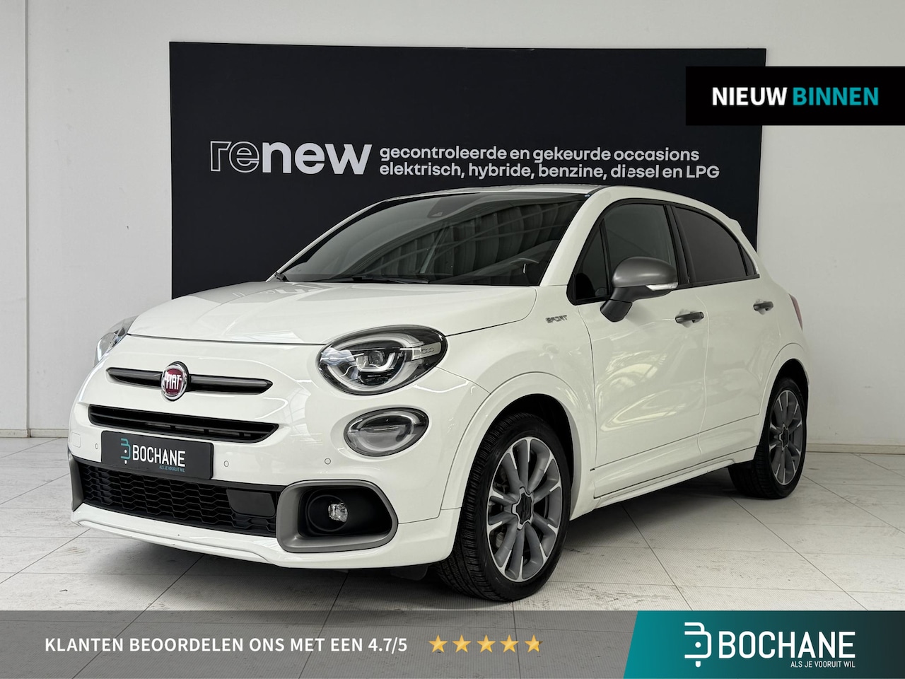 Fiat 500 X - 1.3 GSE Sport | Leder | Stoelverwarming | Camera | Navigatie | - AutoWereld.nl
