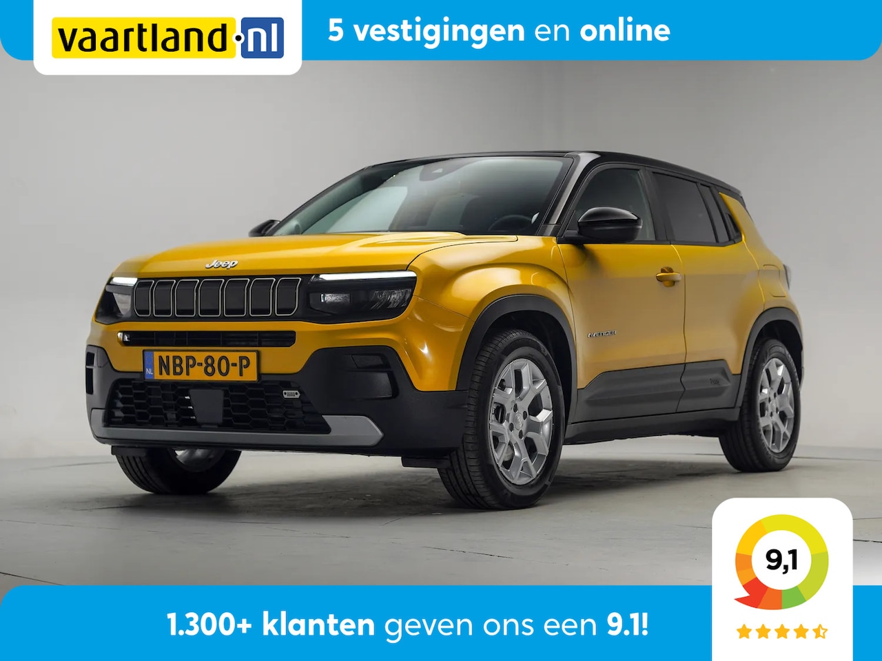 Jeep Avenger - Altitude Business Pack 54kWh [ LED Navi Apple/Android Adapt.cruise ] - AutoWereld.nl