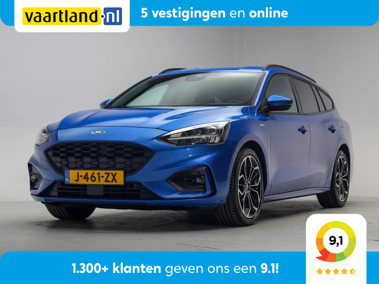 Ford Focus Wagon - 1.5 EcoBoost 150pk ST Line X Aut. [ LED B&O Adapt.cruise Apple/Android ] - AutoWereld.nl