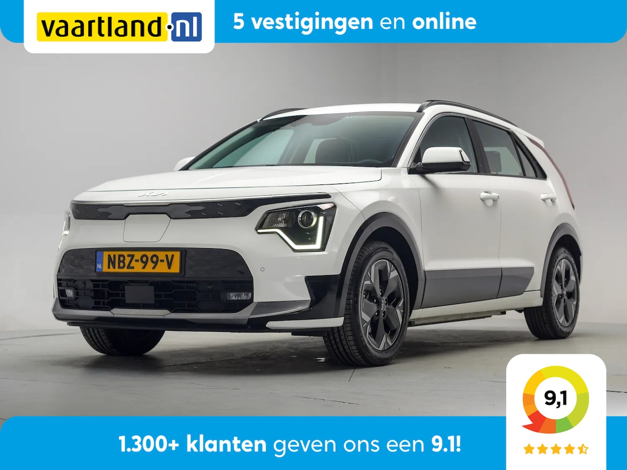 Kia e-Niro - DynamicLine 64.8 kWh 3-fase [ Navi Apple/Android Adapt.cruise - AutoWereld.nl