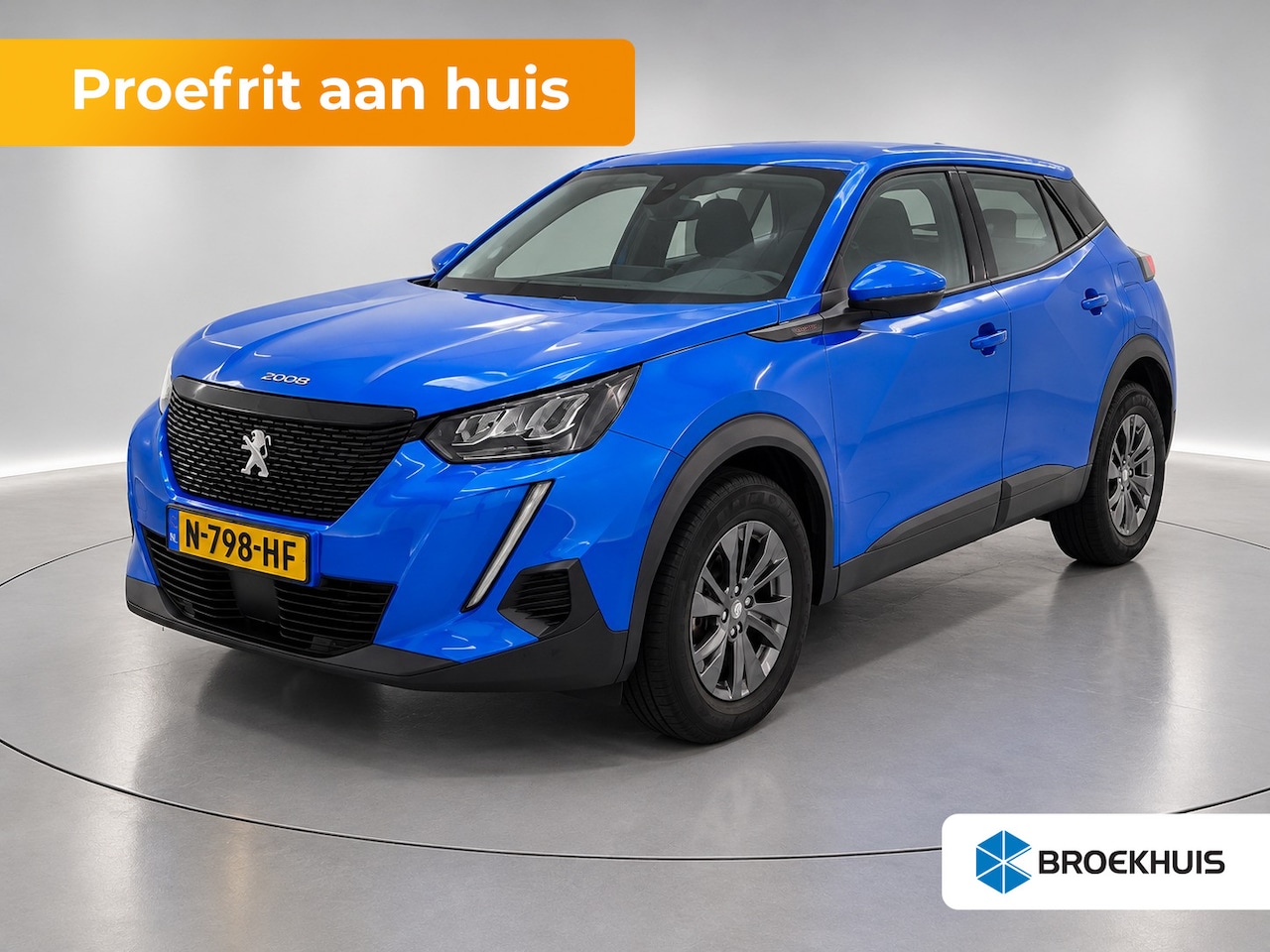 Peugeot 2008 - 1.2 PureTech Active Pack 130PK! | Cruise Control | Airco | Apple/Android Carplay | | Blue - AutoWereld.nl