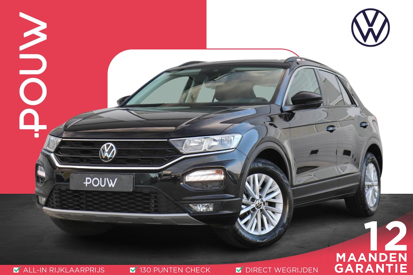 Volkswagen T-Roc - 1.0 TSI 110pk Style | Navigatie | App Connect | Parkeersensoren Voor & Achter | Trekhaak | - AutoWereld.nl