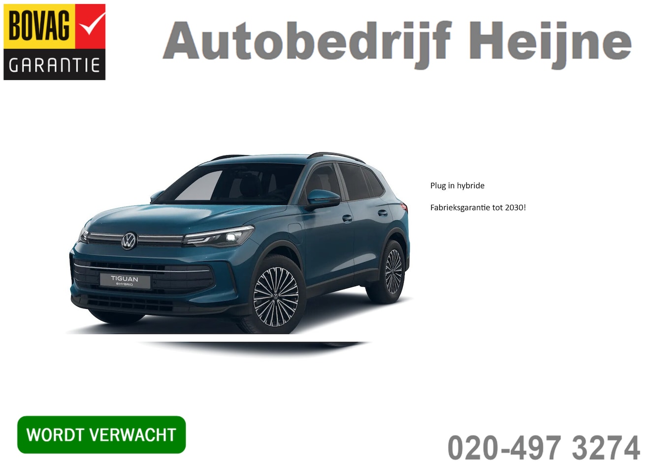 Volkswagen Tiguan - 1.5 TSI 204PK DSG eHybrid LIFE NAVI/CARPLAY/CAMERA/TREKHAAK FABRIEKSGARANTIE!! - AutoWereld.nl