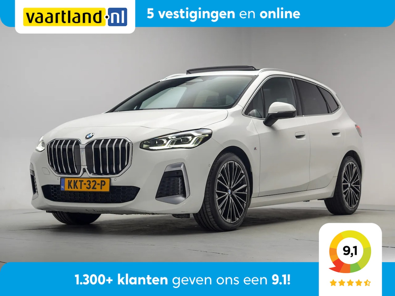 BMW 2-serie Active Tourer - 218i M Sport Aut. [ Panorama Leder HUD HarmanKardon ] - AutoWereld.nl
