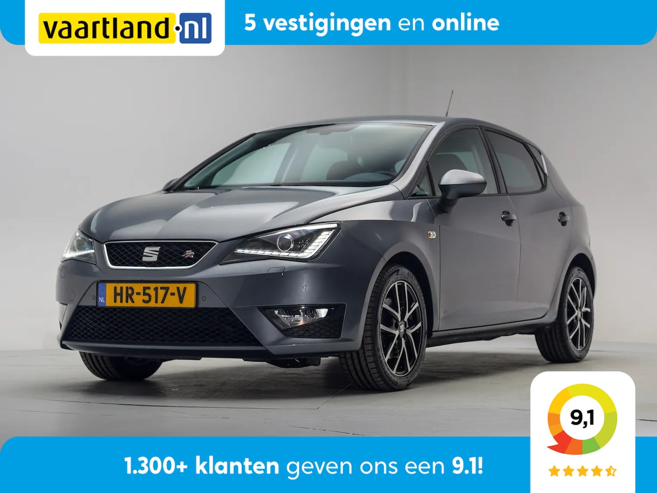 SEAT Ibiza - 1.0 EcoTSI FR Connect Aut. [ Xenon Navi Apple/Android PDC Stoelverwarming ] - AutoWereld.nl