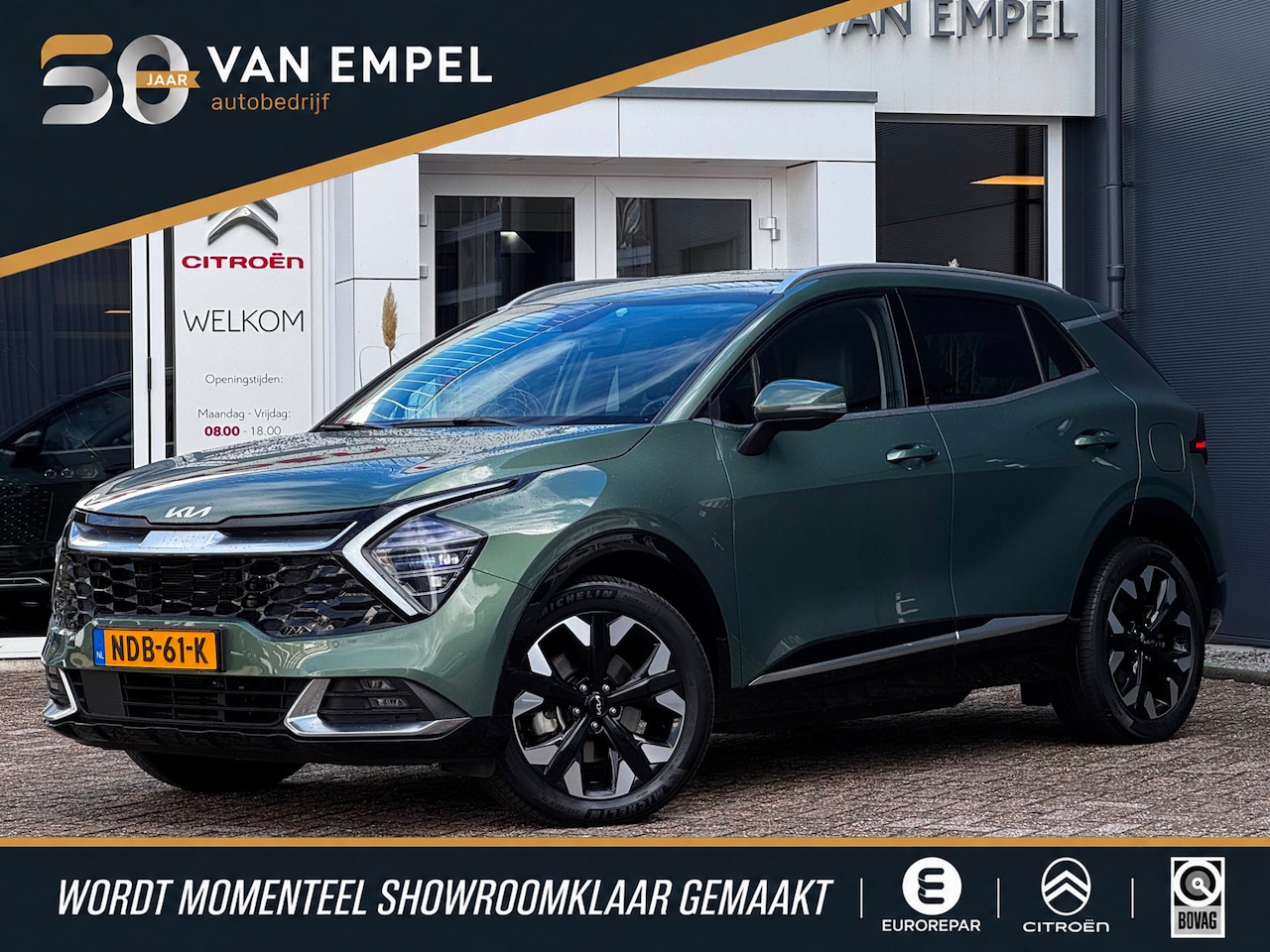 Kia Sportage - 1.6 T-GDi Plug-in Hybrid AWD DynamicPlusLine | 100% SOH | Camera | Winter Pack | PDC Voor - AutoWereld.nl
