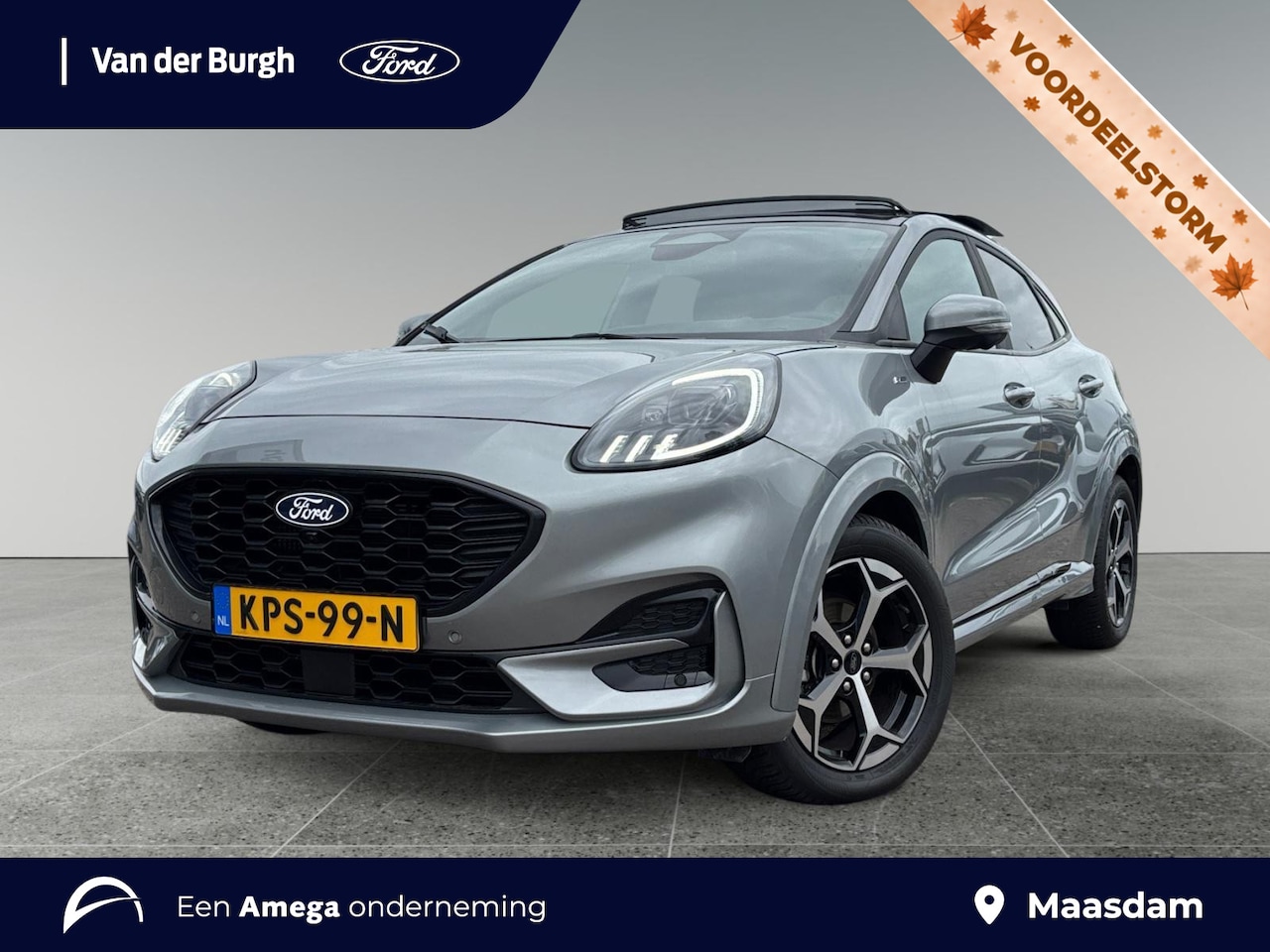 Ford Puma - ST-Line 1.0 EcoBoost Hybrid 125pk automaat | Trekhaak | Panoramadak | Matrix LED koplampen - AutoWereld.nl