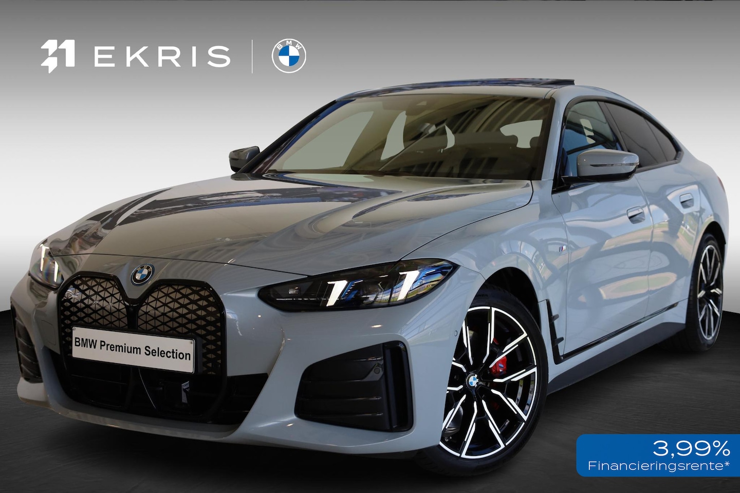 BMW i4 - xDrive40 | M Sport Pro | Elektrisch Glazen Schuif-/Kanteldak | HiFi | Stoelverwarming - AutoWereld.nl
