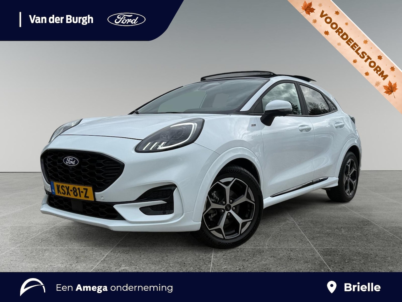 Ford Puma - ST-Line 1.0 ECOboost Hybrid 125pk PowerShift | automaat | afneembare trekhaak | panoramada - AutoWereld.nl