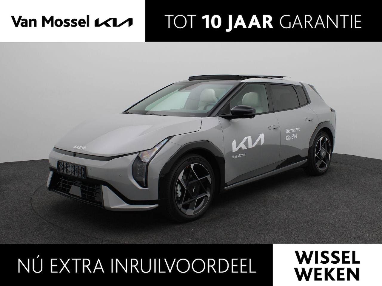 Kia EV4 - Hatchback GT-PlusLine 81.4 kWh | Trekhaak | 360 Camera | Leder | Stoel Stuur verwarming | - AutoWereld.nl