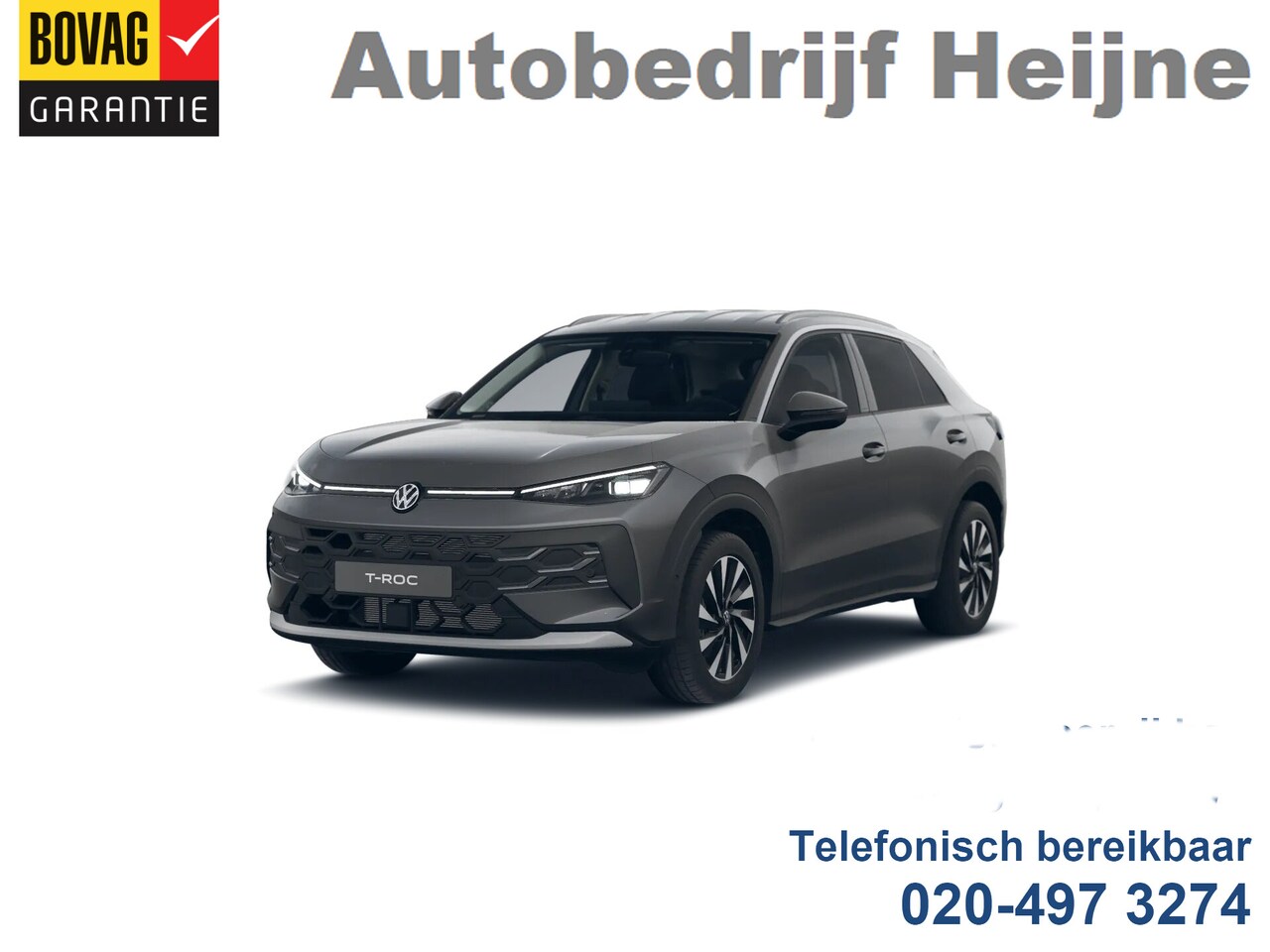 Volkswagen T-Roc - 1.5 eTSI 150PK DSG STYLE ALCANTARA/IQ.LIGHT/TREKHAAK - AutoWereld.nl