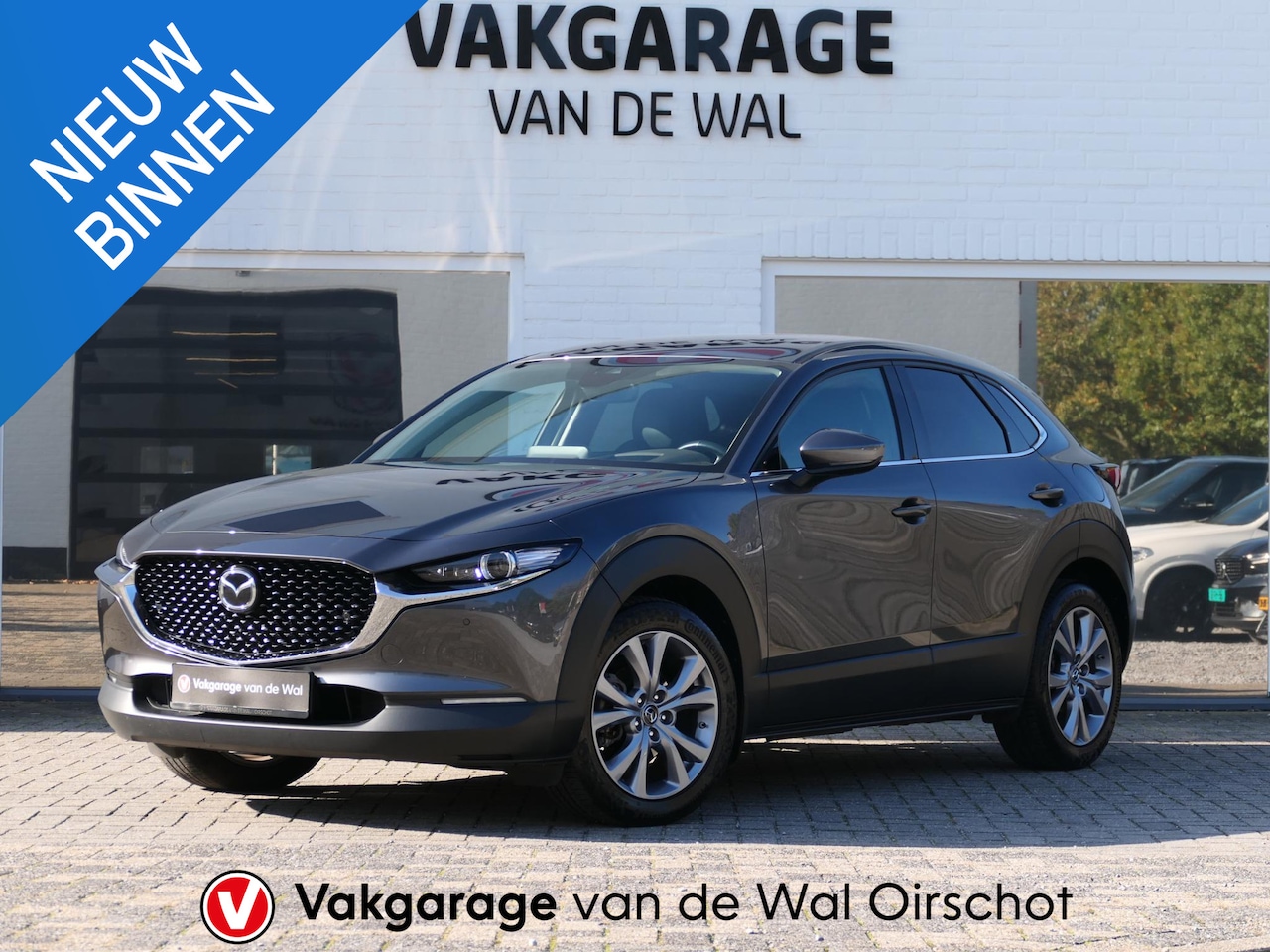 Mazda CX-30 - 2.0 e-SkyActiv-G M Hybrid Exclusive-line | Trekhaak | Head-up display | Leder | Memory | E - AutoWereld.nl