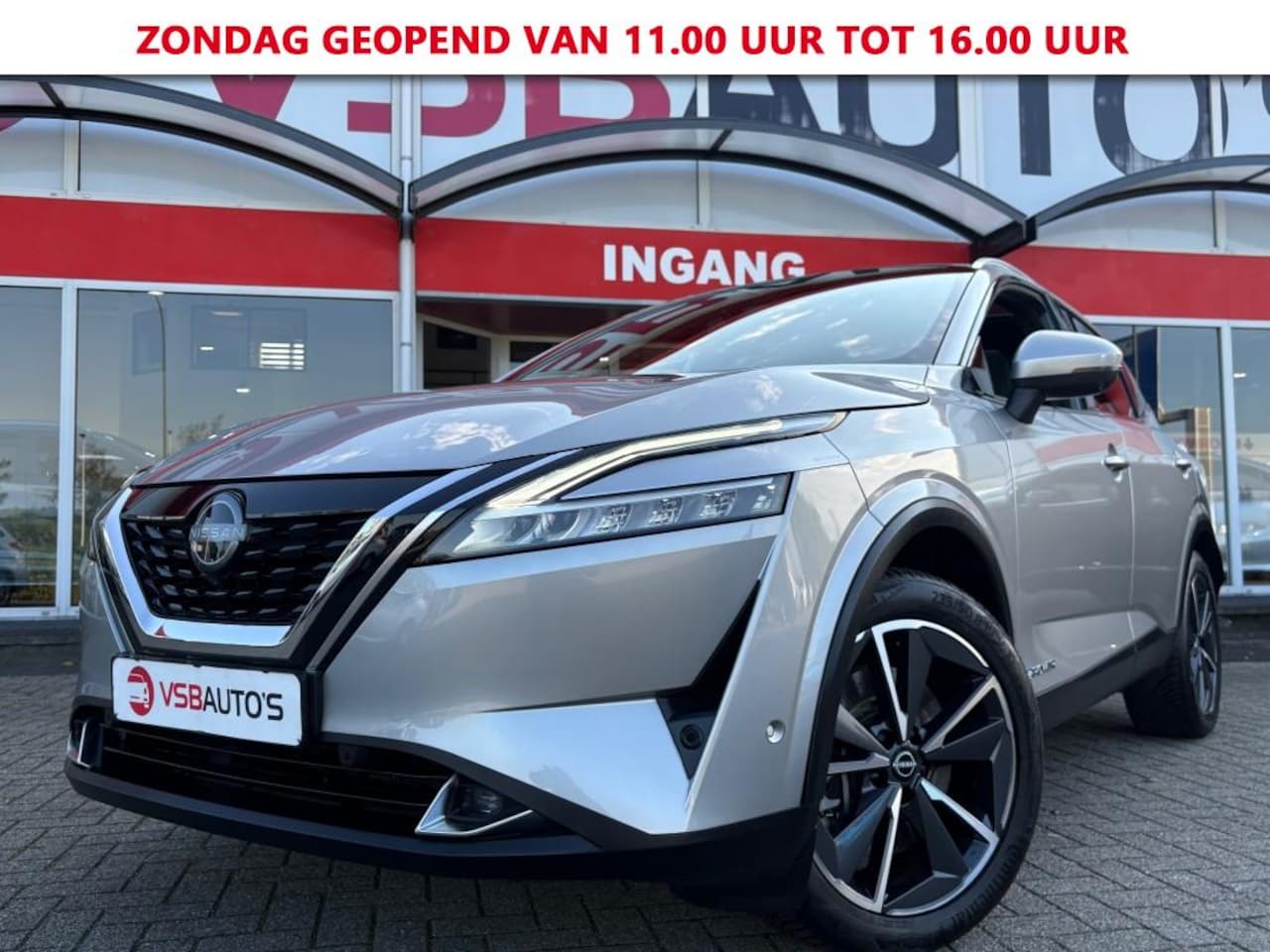 Nissan Qashqai - 1.5 VC-T E-POWER TEKNA PLUS 190PK AUT. PANO HEAD UP CAMERA CARPLAY AIRCO CRUISE - AutoWereld.nl