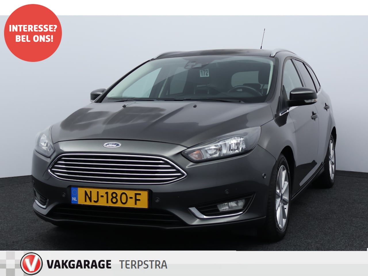 Ford Focus Wagon - 1.0 Titanium/ Trekhaak/ Stuurverw/ Stoelverw/ Voorruitver/ Clima/ Navi/ Cruise/ Bluetooth/ - AutoWereld.nl