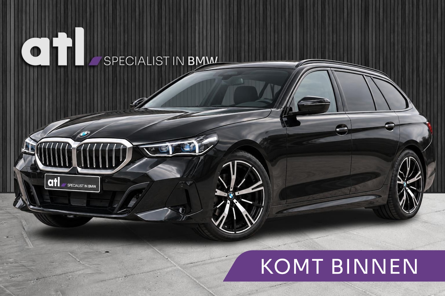 BMW 5-serie Touring - 520i M-Sport | Pano | H&K | HUD | ACC | Standkachel | Elektr. trekhaak | 20 inch | Comf. s - AutoWereld.nl