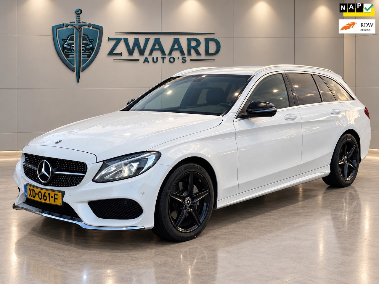 Mercedes-Benz C-klasse Estate - 180 Business Solution AMG Plus Upgrade Edition l Camera l 9 Traps l Facelift l Volledig De - AutoWereld.nl