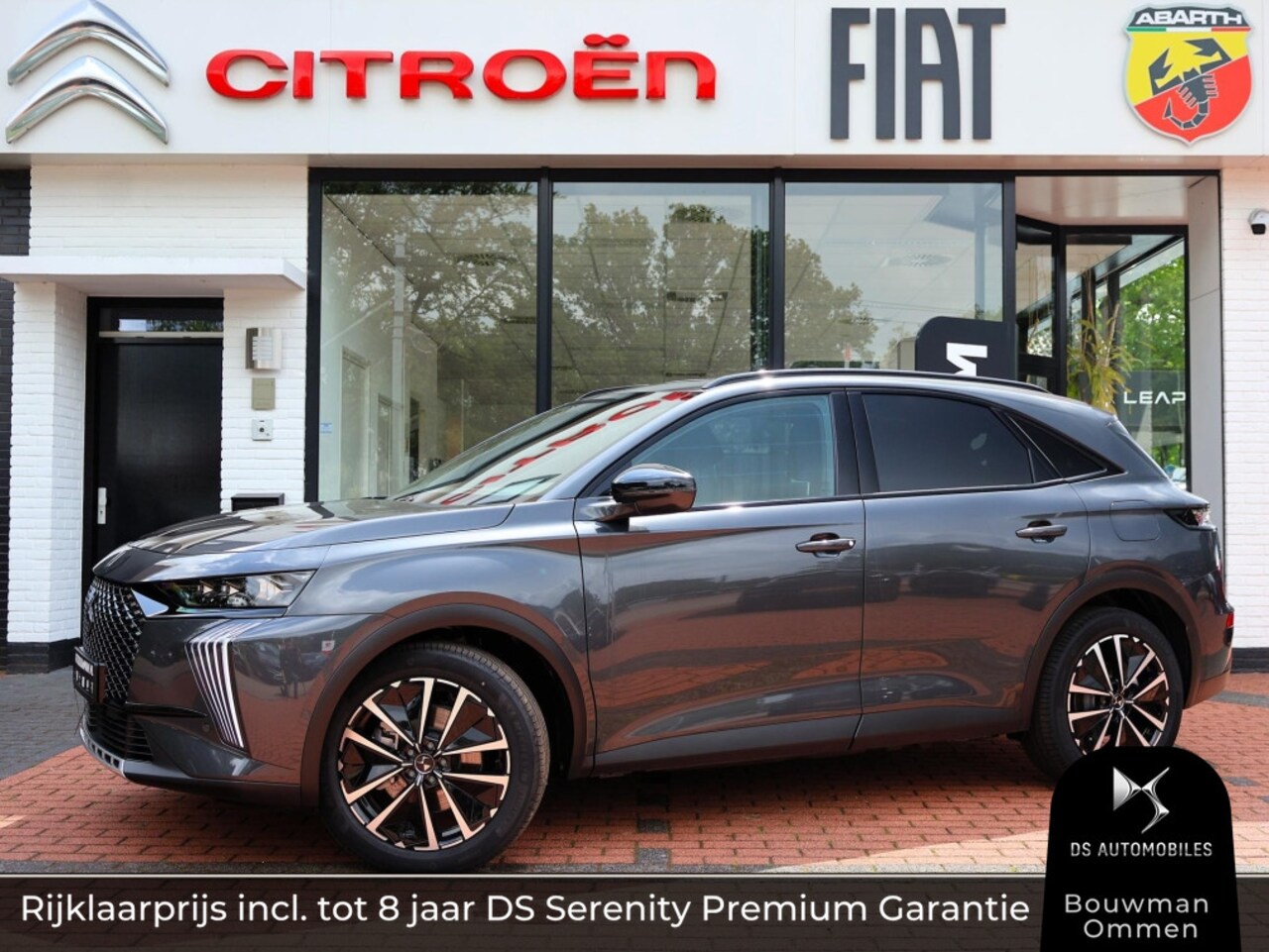 DS 7 - E-TENSE Plug-in hybride 225PK eEAT8 Automaat Pallas Business NIEUW, Rijklaarprijs | Panora - AutoWereld.nl