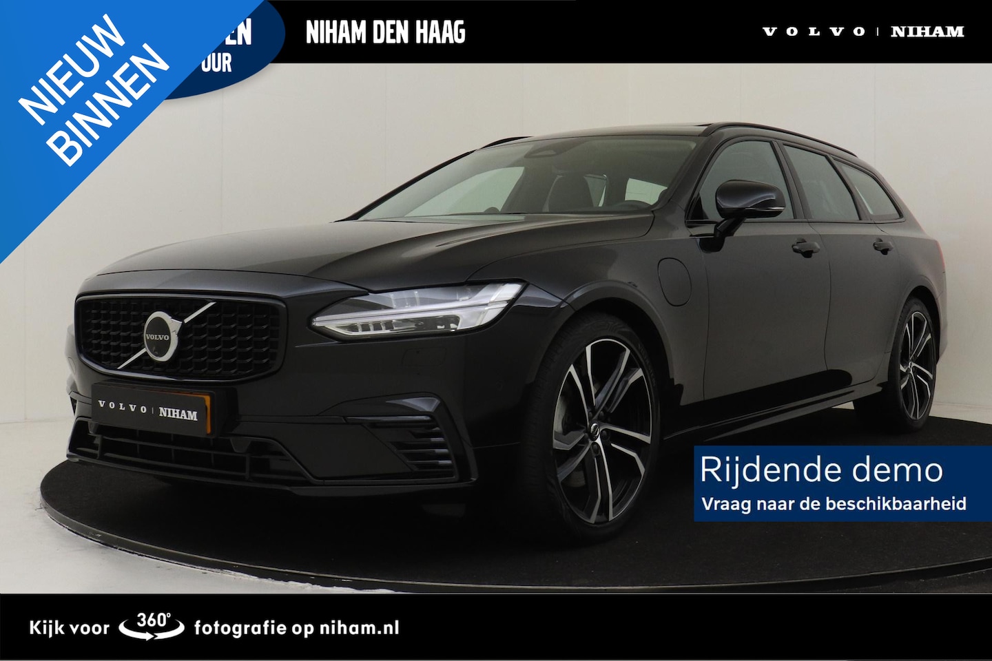 Volvo V90 - T8 PLUG-IN HYBRID AWD ULTRA EXECUTIVE EDITION -PANO.DAK|BOWERS&WILKINS|LUCHTVERING|HEAD-UP - AutoWereld.nl