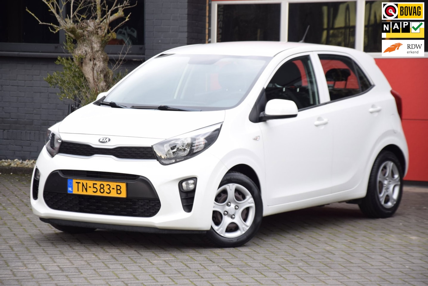 Kia Picanto - 1.0 CVVT EconomyPlusLine 2018 5 Deurs Airco Stuurbediening 15x op Voorraad! - AutoWereld.nl