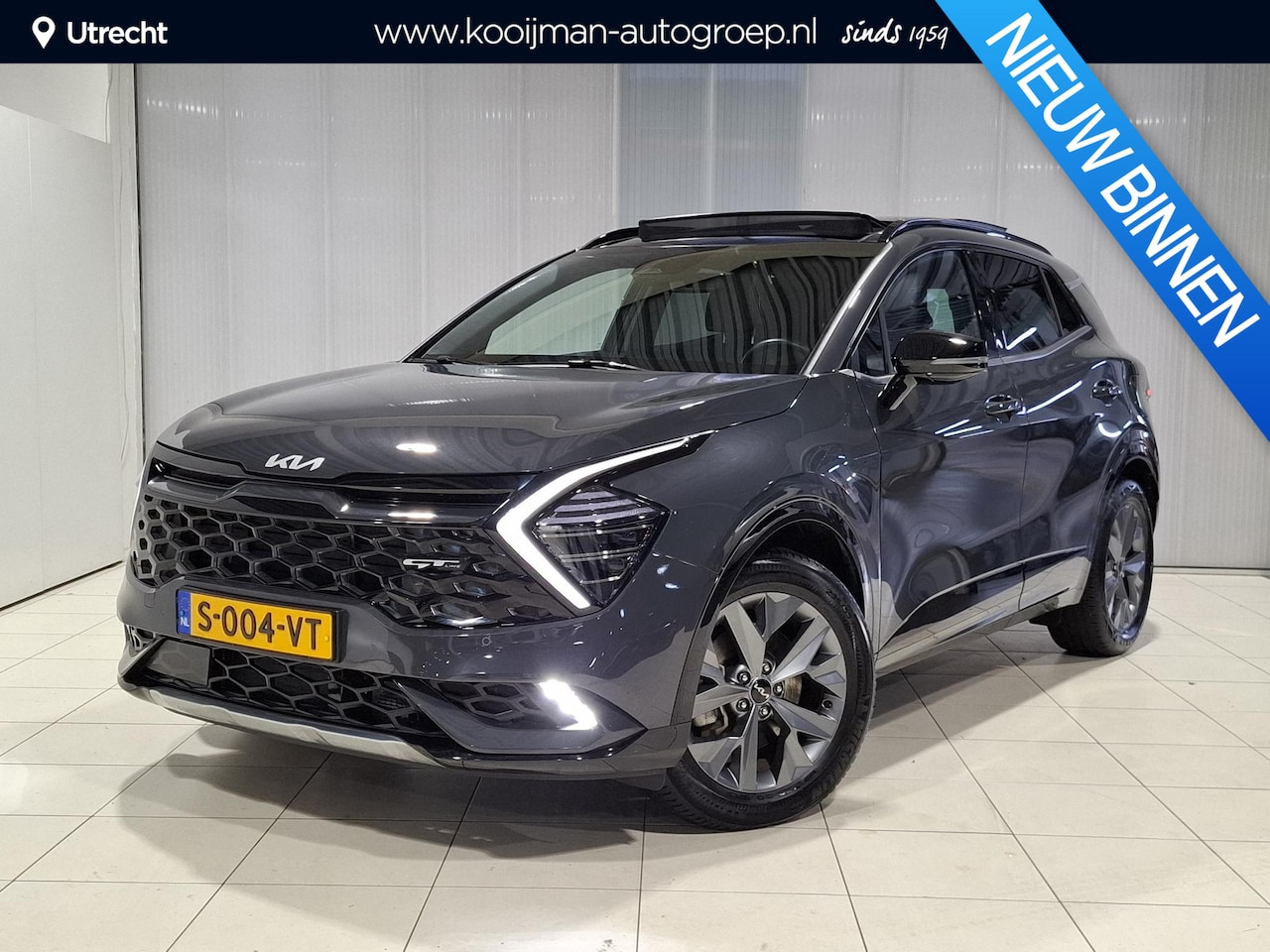 Kia Sportage - 1.6 T-GDi Hybrid GT-Line Stoel en stuur verwarming, schuif kantel dak, Apple Carplay/Andro - AutoWereld.nl
