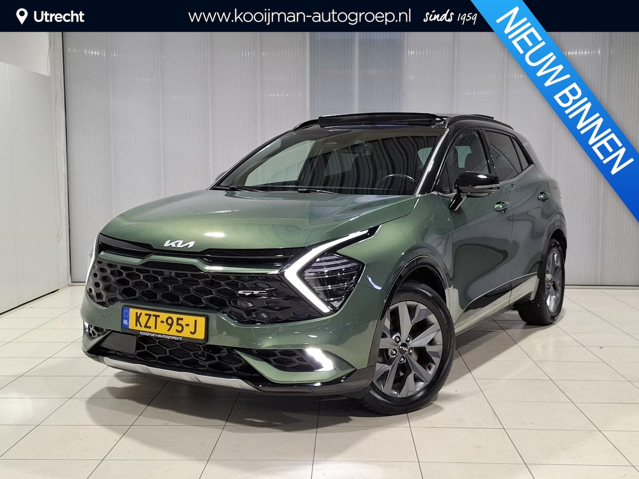 Kia Sportage - 1.6 T-GDi Hybrid GT-Line Stoel en stuur verwarming, schuif kantel dak, Apple Carplay/Andro - AutoWereld.nl