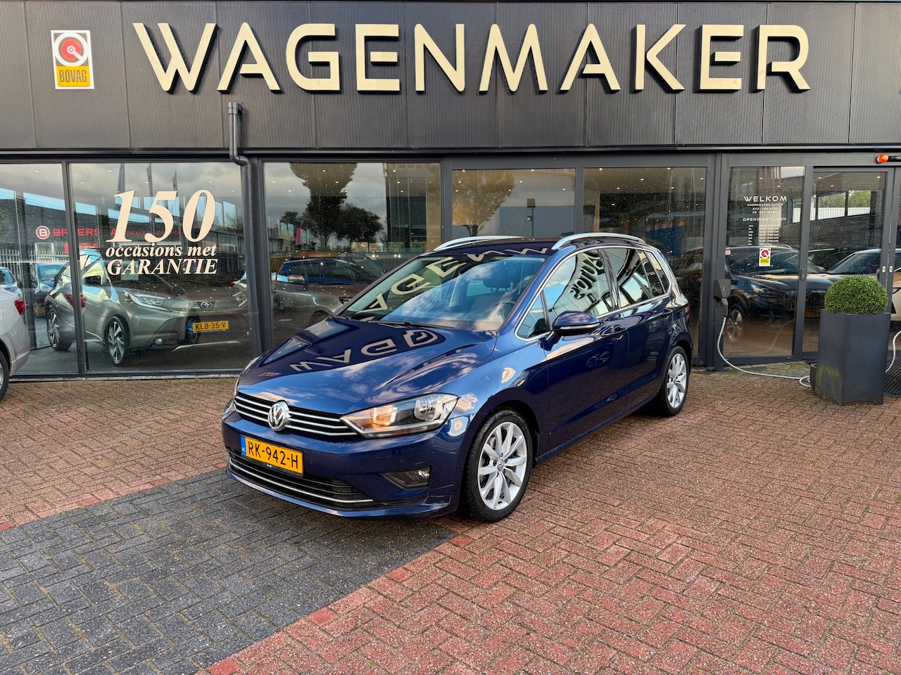 Volkswagen Golf Sportsvan - 1.4 TSI Highline AUT|NAV|Cruis|CAM - AutoWereld.nl