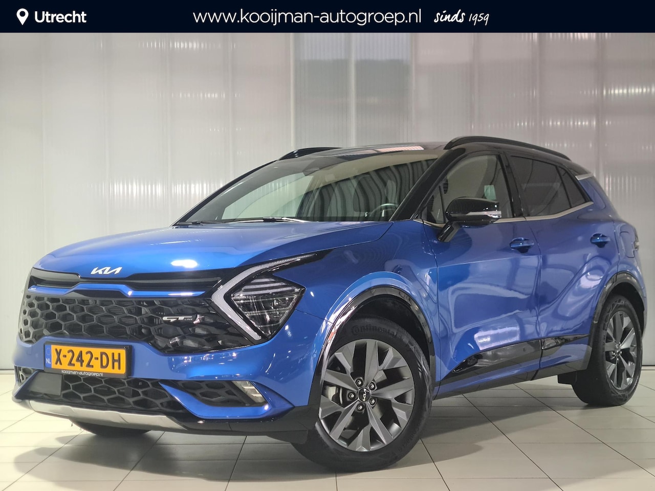 Kia Sportage - 1.6 T-GDi Hybrid GT-PlusLine Super complete uitvoering met zwart dak, Elektr. Schuif/kant - AutoWereld.nl