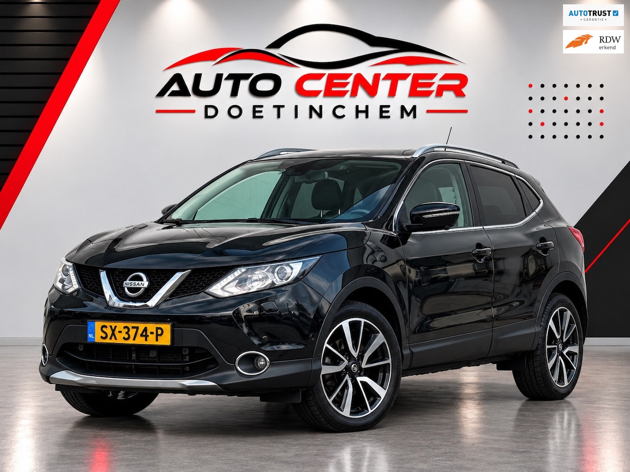 Nissan Qashqai - 1.2 Tekna Automaat 360*Camera|Pano|Leder - AutoWereld.nl