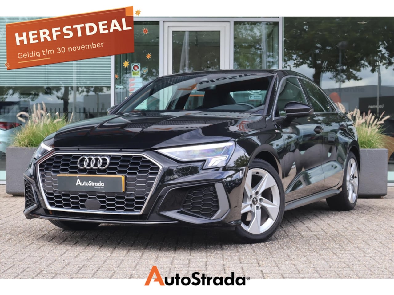 Audi A3 Limousine - 30 TFSI S-Line 110pk | Climate | Cruise | LED | Navigatie | Carplay | Virtual | - AutoWereld.nl