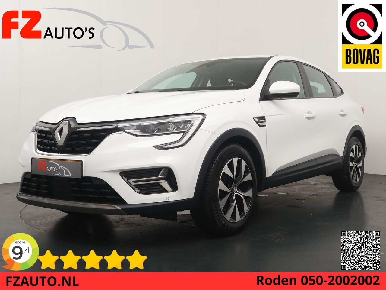 Renault Arkana - 1.6 E-Tech Hybrid 145 Zen - Automaat - Navigatie - Parkeersens V+A - AutoWereld.nl