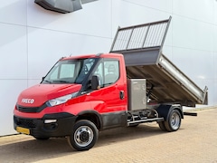 Iveco Daily - 35C12 2.3 Kipper Dubbellucht L3 Airco Cruise Control 3.5T Trekhaak Lederen Bekleding Benne