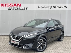 Nissan Qashqai - 1.5 e-Power Tekna Navigatie, Panodak, Leder, 19"Lm, El. achterklep, 360 Camera, Bose, Stoe