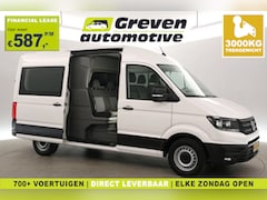 Volkswagen Crafter - 2.0 TDI 140PK L3H3 | DC | 6 Zits | 3000kg Trekgew. | Airco | Cruise | Camera | Carplay | P