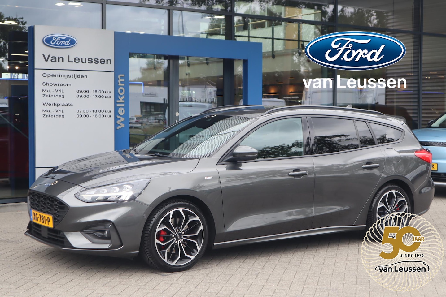 Ford Focus Wagon - 125PK ST-LINE BUSINESS TREKHAAK WINTERPACK AD-CRUISE 18"LM-VELGEN KEYLESS P-SENSOREN - AutoWereld.nl