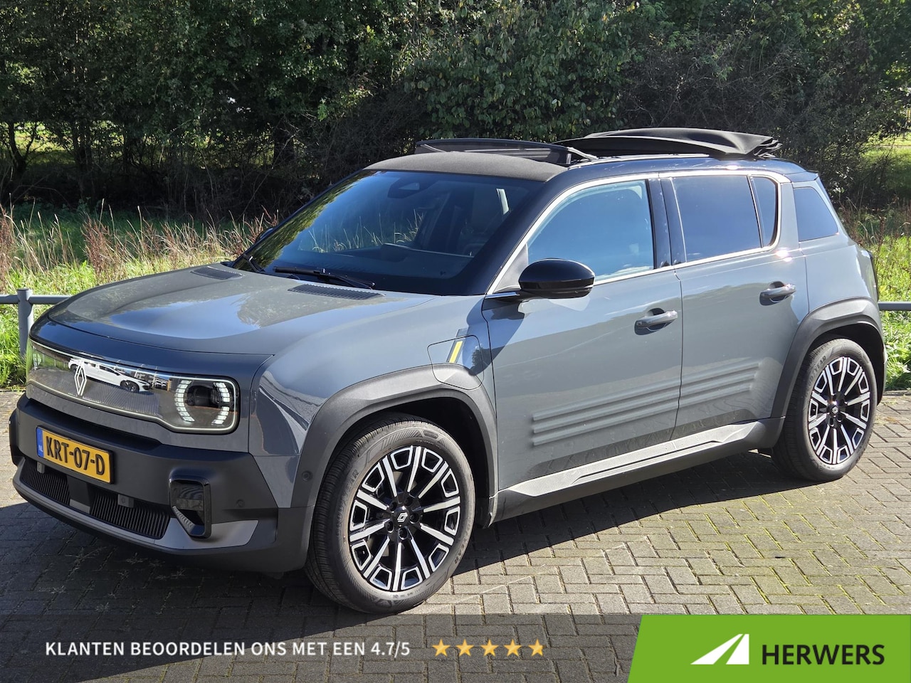 Renault 4 - comfort range iconic canvas dak 52 kWh / Trekhaak / Harman Kardon / Camera / Carplay / And - AutoWereld.nl
