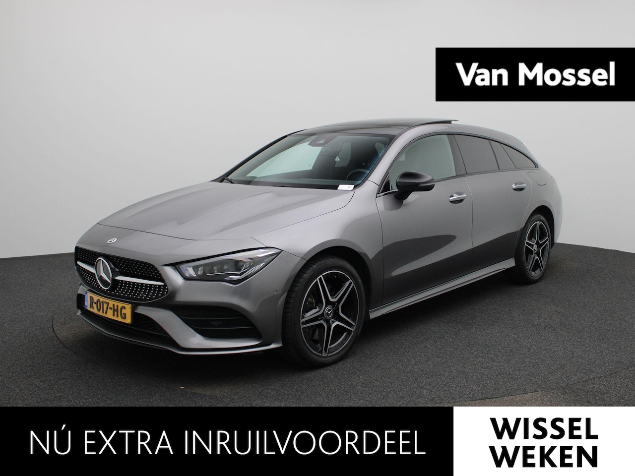 Mercedes-Benz CLA-klasse Shooting Brake - 250 e Business Solution AMG Limited | PANORAMADAK | ACHTERUITRIJCAMERA | SFEERVERLICHTING - AutoWereld.nl