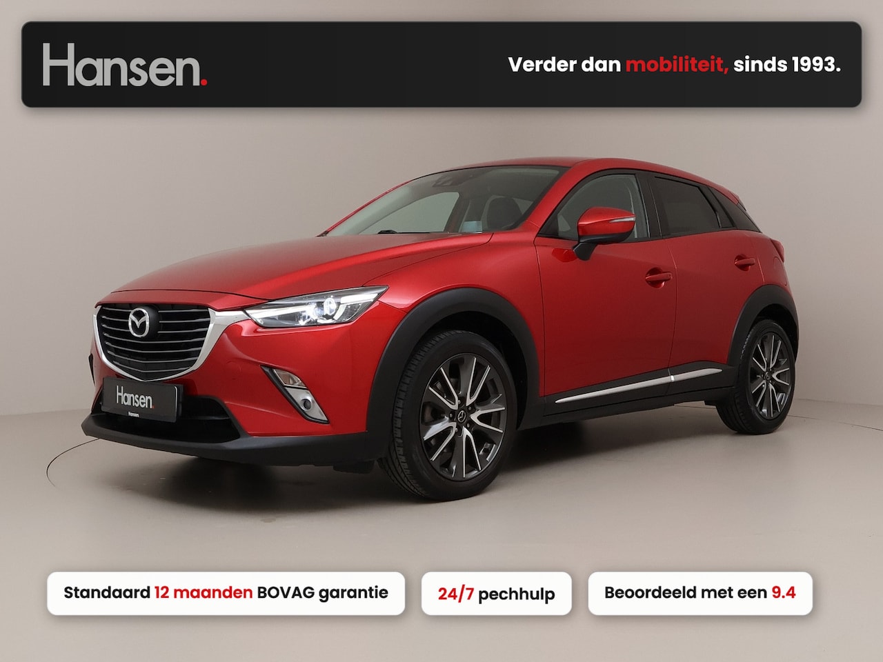 Mazda CX-3 - 2.0 SkyActiv-G 120 GT-M I Trekhaak I Cruise Control I Head Up I Leder I Stoelverwarming I - AutoWereld.nl