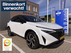 Nissan Qashqai - 1.3 MHEV 158pk Automaat Tekna Plus l PANO-DAK l ACC l 360° CAMERA l 1800KG TREK.VERM l 20"
