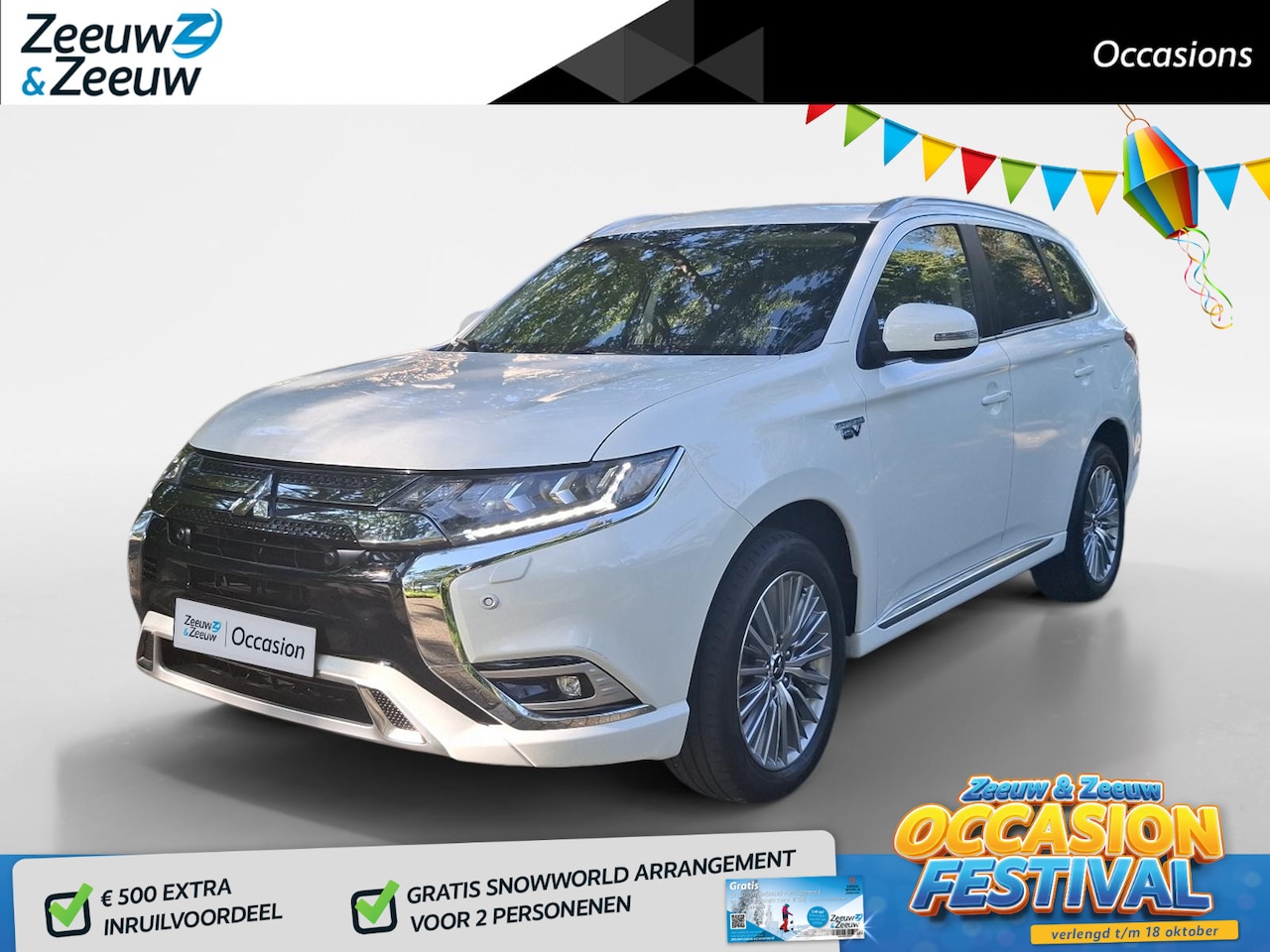 Mitsubishi Outlander - 2.4 PHEV Intense | CRUISE | CLIMATE | PDC | STOELVERWARMING | - AutoWereld.nl