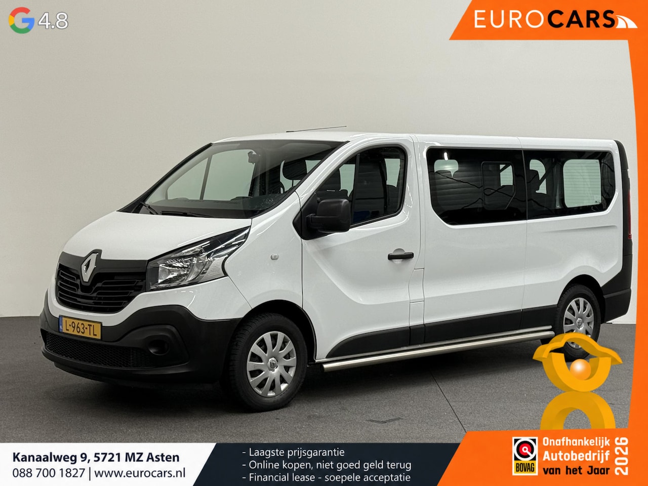 Renault Trafic Passenger - 1.6 dCi Grand Zen Energy 9persoons PERSONENBUS Incl. BTW/BPM Airco Navi Cruise Control - AutoWereld.nl