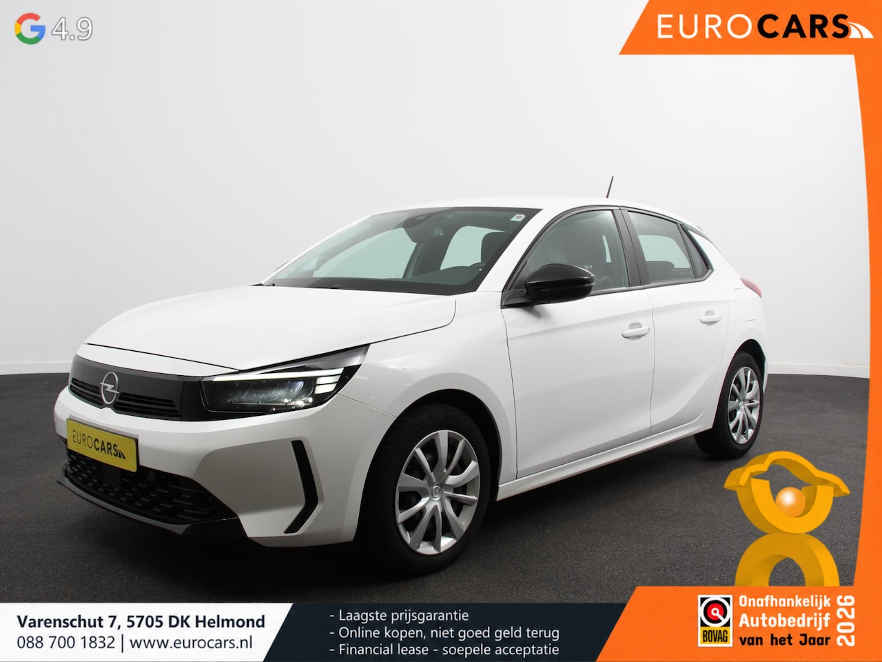 Opel Corsa - 1.2 Turbo Elegance Airco Cruise control Verwarmde voorstoelen Stuurverwarming Lane assist - AutoWereld.nl